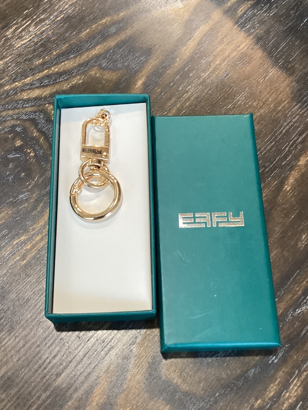 Effy Gold-tone Keychain Bag Charm